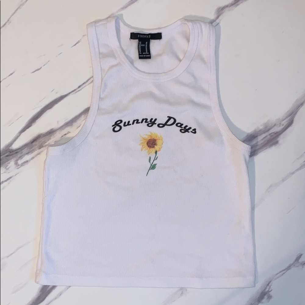 Forever 21 ribbed tank top